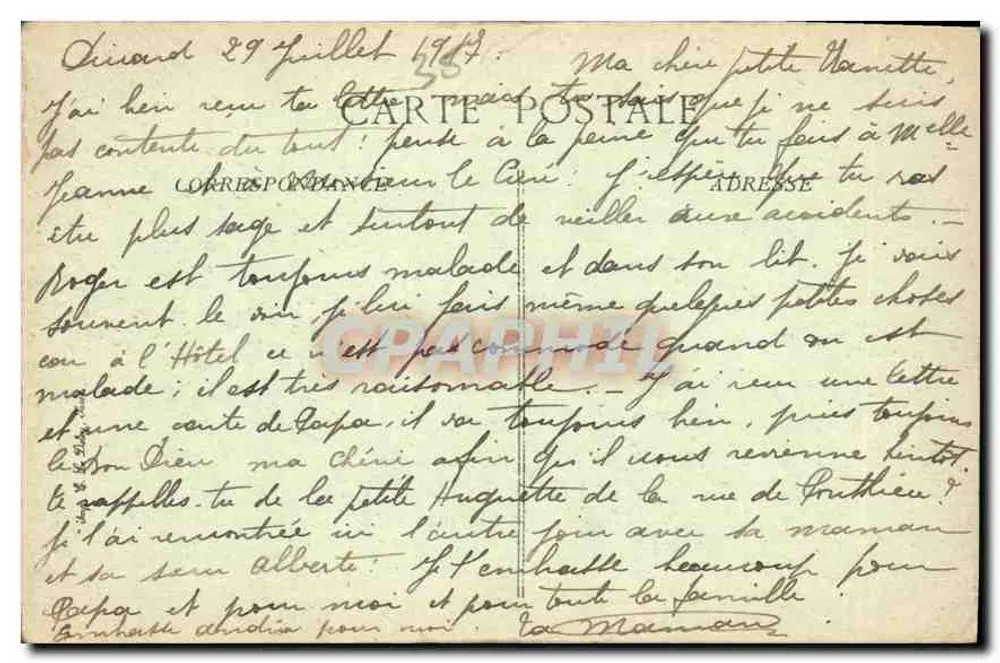 DINARD — A Ponta do Moulinet e a Digue — 73 — Editor: S. MALO-B SERVAN - Verso