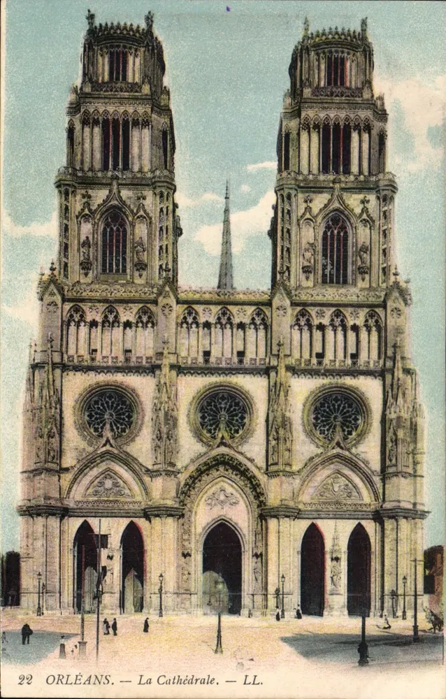 Orléans — A Catedral — LL. — N° 22 - Frente