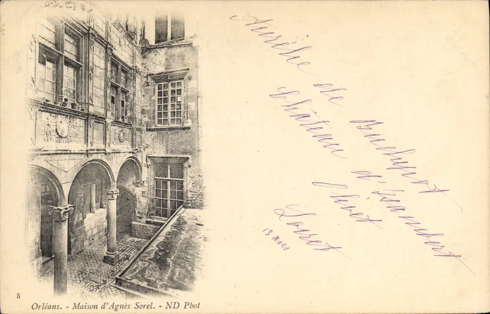 Orléans — Casa de Agnès Sorel — ND Phot - Frente