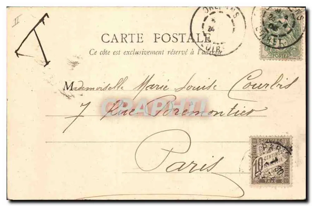 Orléans — Teatro e Catedral — B. F. Paris, n°5 - Verso