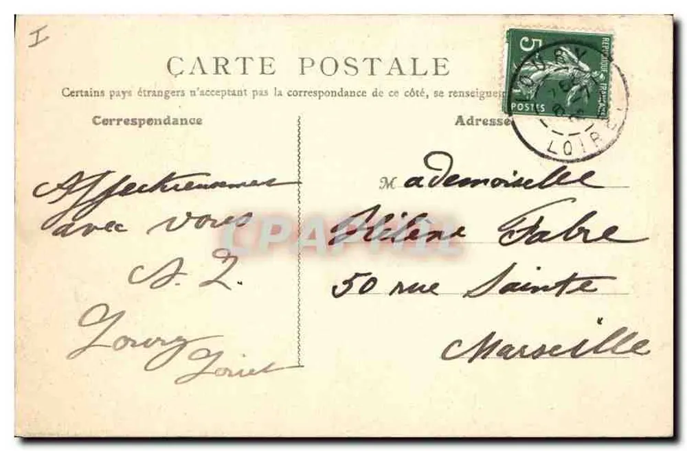 Orléans — Notre-Dame de Recouvrance — Nouvelles Galeries Parisiennes - Rückseite
