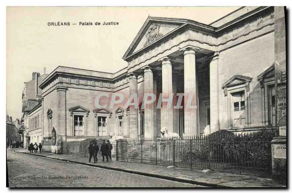 Orléans — Palácio de Justiça — Novas Galerias Parisienses - Frente