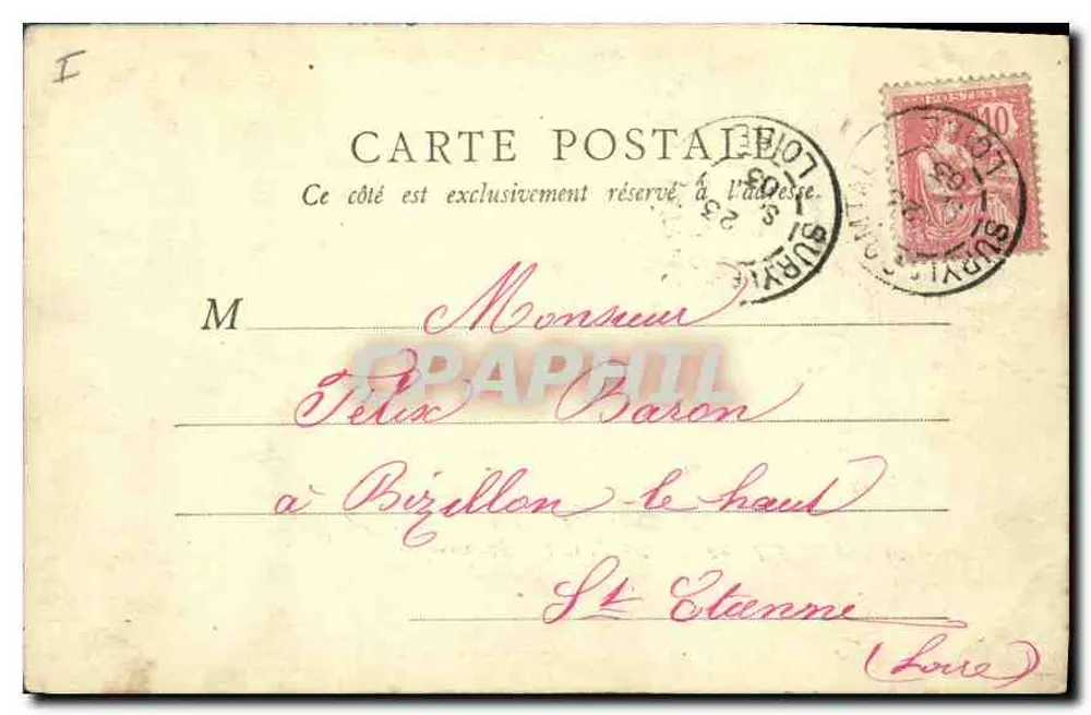 Palácio de Justiça — Orléans — B.F., Paris - Verso