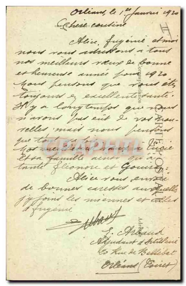 Orléans — A Praça do Martroi — editor Carte Postale Orléans, n° 4633 - Verso