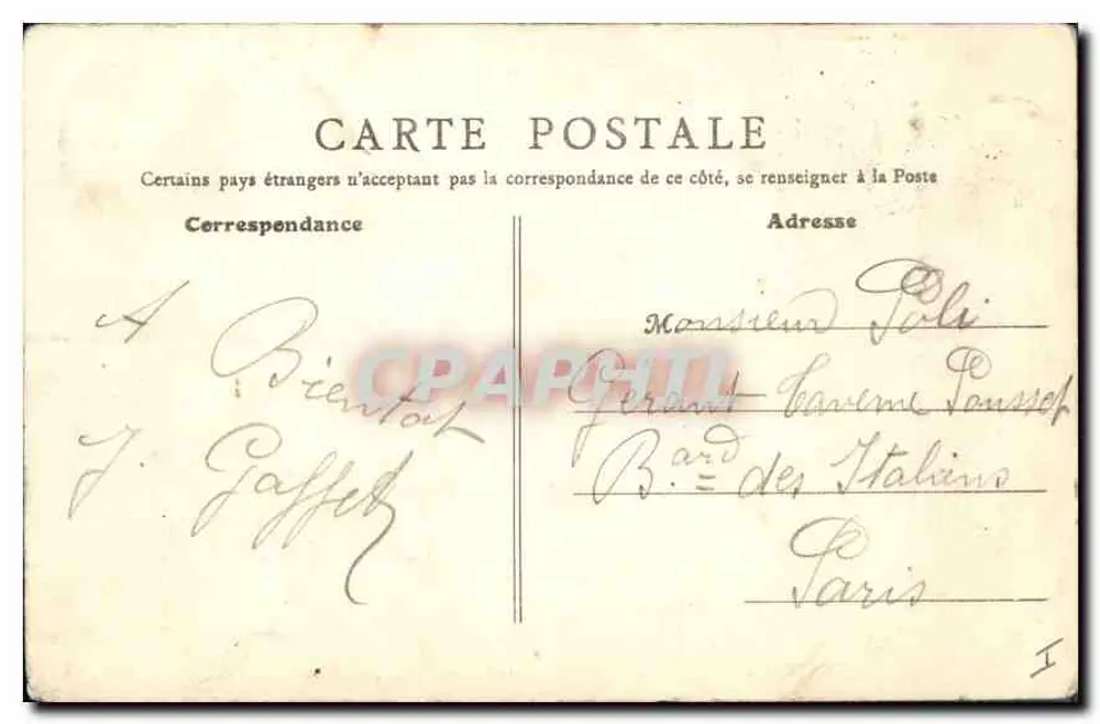 Orléans - Estátua equestre de Joana d'Arc, por Foyatier — B. F., Paris, n°39 - Verso