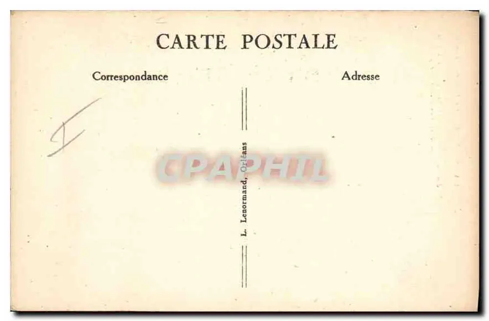 Orléans — A Rue du Tabour — Casa onde dormiu Joana d'Arc durante sua estadia na Cidade de 29 de Abril a 10 de Maio de 1429 — Restaurada em 1910 — Editor Orléans - Verso