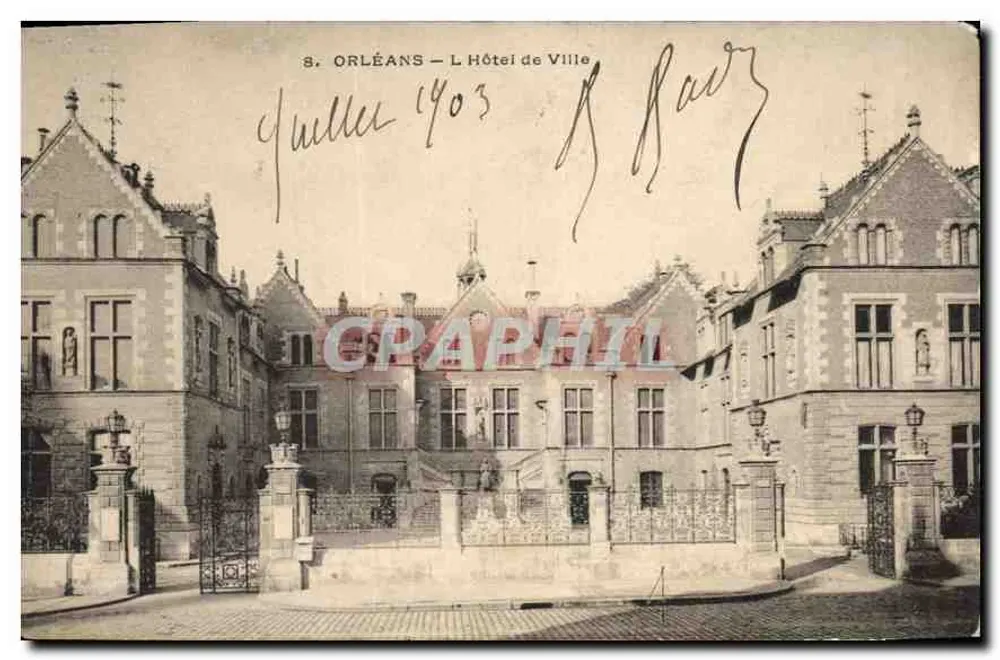 Saint-Orléans — O Hotel de Ville — editor não identificado - Frente