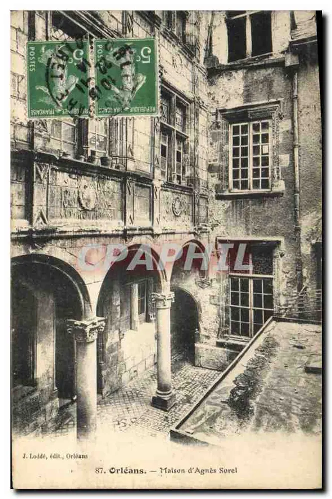 Orléans — Haus von Agnès Sorel — J. Lodde, Verlag, Orléans - Vorderseite