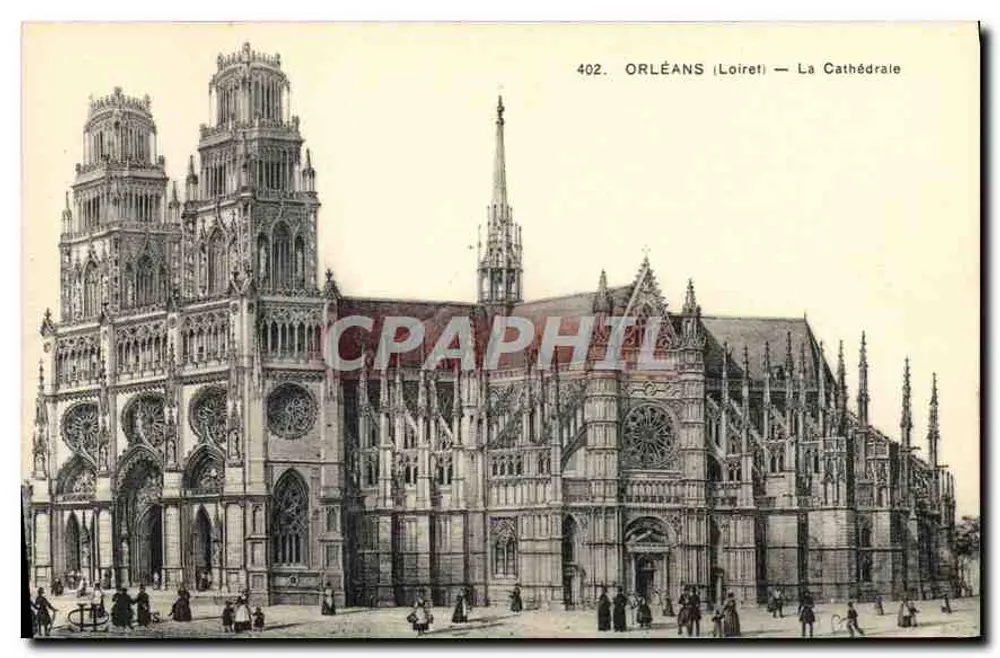 Orléans (Loiret) — A Catedral — n° 402 - Frente