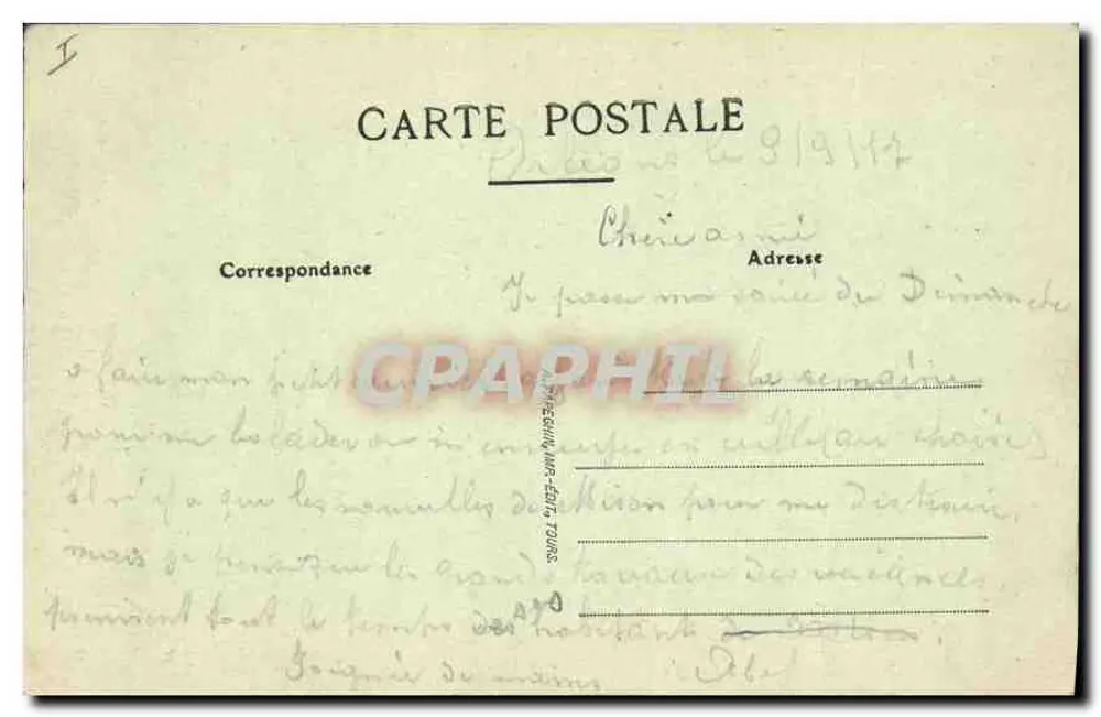 Orléans (Loiret) — Lage des Forts des Tourelles am Ufer der Loire — A.P. - Rückseite
