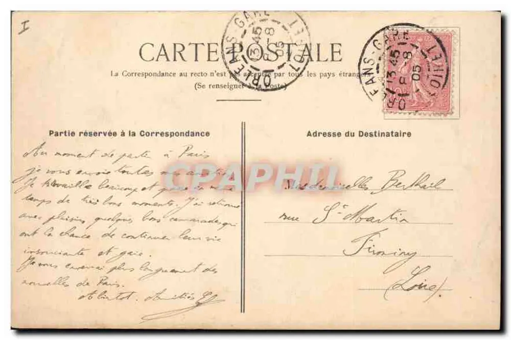 Orléans — Casa de Diane de Poitiers — n°39 - Verso