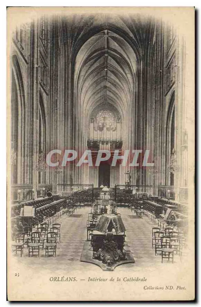 Orléans — Binnenkant van de Kathedraal — Collecties ND. Fot. - Voorkant