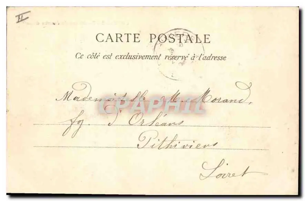 Orléans - Estátua de Joana d'Arc — editor J. Léonard, n°7 - Verso