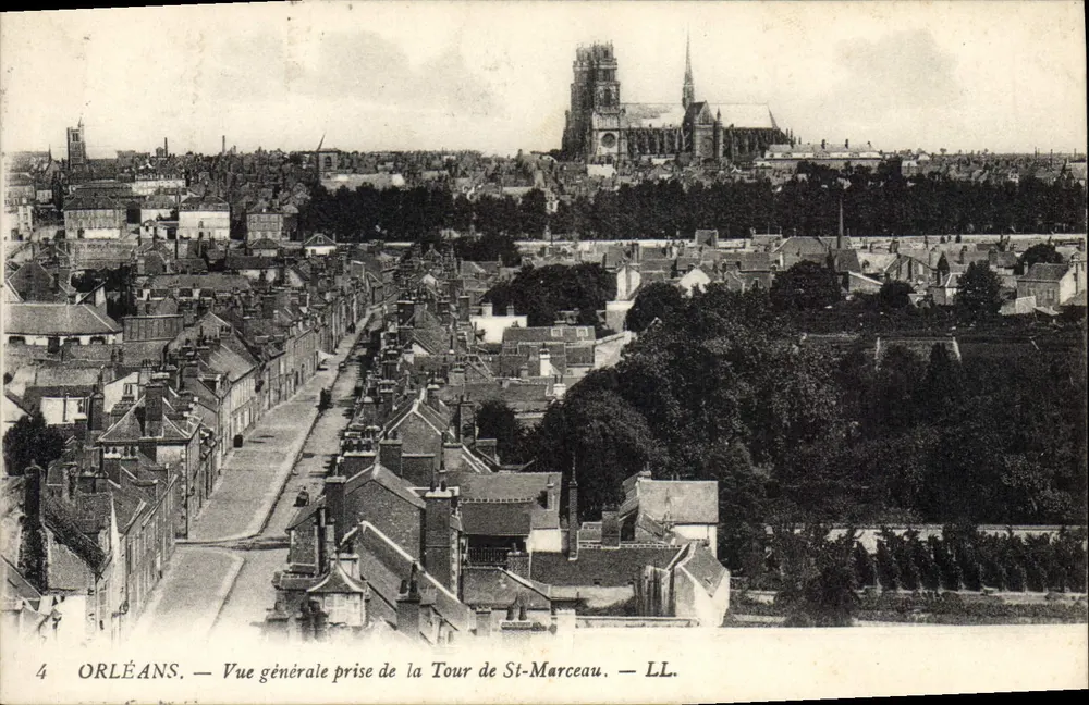 Orléans — Allgemeiner Blick vom Turm von St-Marceau — LL - Vorderseite