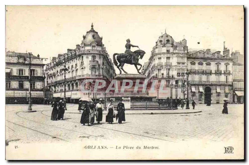 Orléans — A Praça do Martroi — JND Fot. - Frente