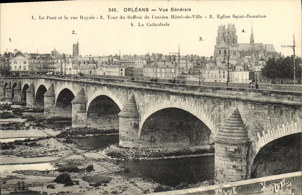 Orléans — Vista Geral — H. LÉANS, n° 340 - Frente