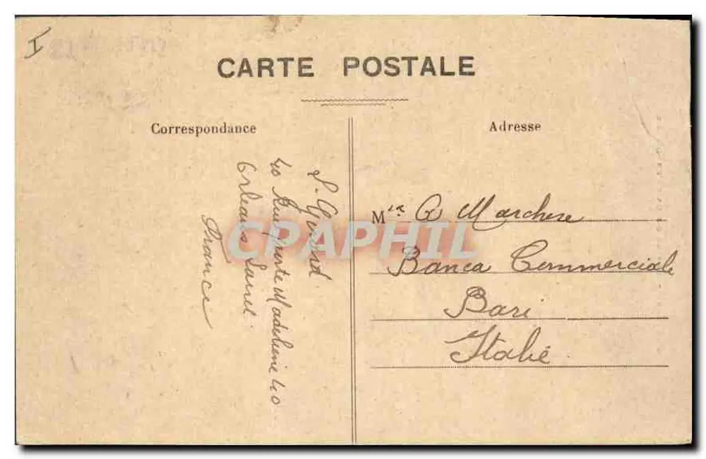 Orléans — Abside da catedral — L. Girard - Verso