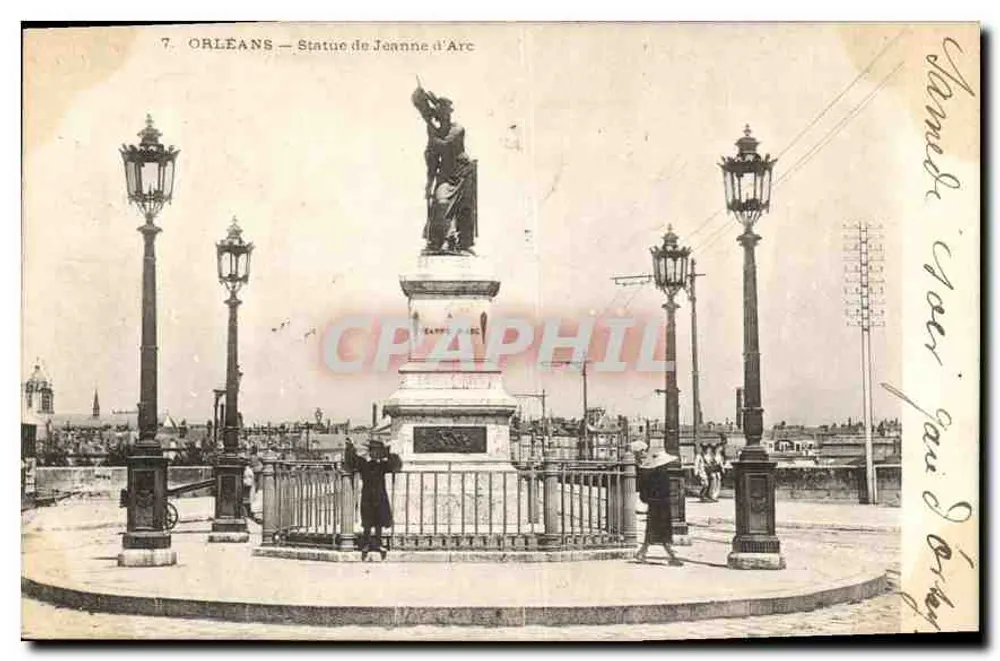 Orléans — Estátua de Joana d'Arc - Frente