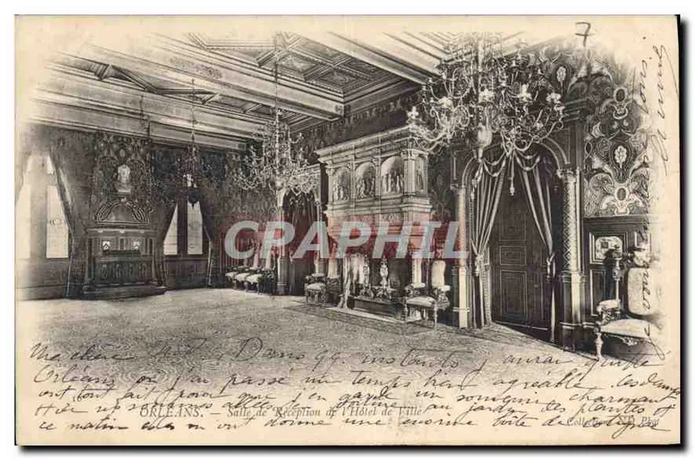 Orléans — Empfangssaal des Rathauses — Verlag Neurdein, Paris, Nr. 7 - Vorderseite