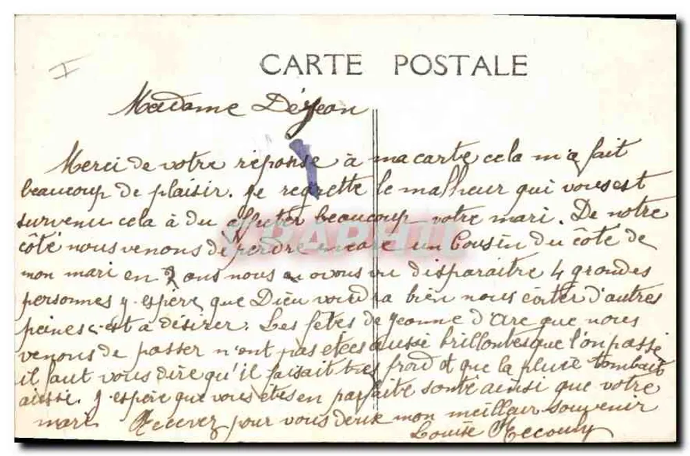 Orléans — A Catedral — Editor anônimo, n° 566 - Verso