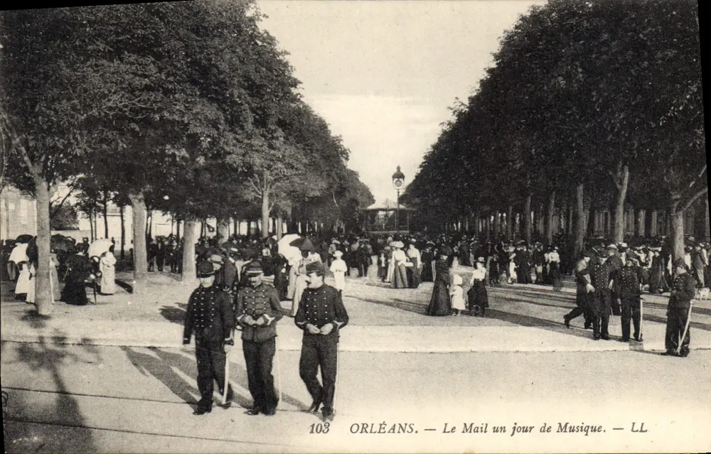 Orléans — Der Mail an einem Musiktag — LL, n° 103 - Vorderseite