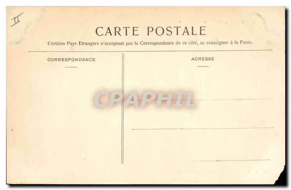 Orléans — Bairro Châtillon — Lojas da Cidade de Orléans, edição Cliché Dubreuil - Verso