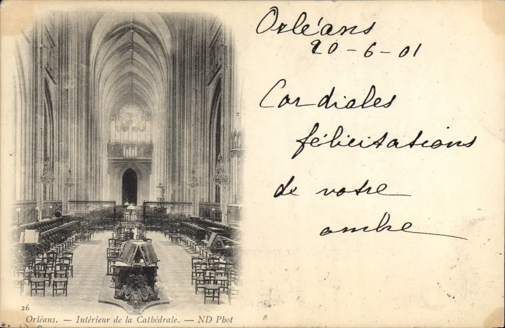 Orléans — Interior da Catedral — ND Pbot - Frente