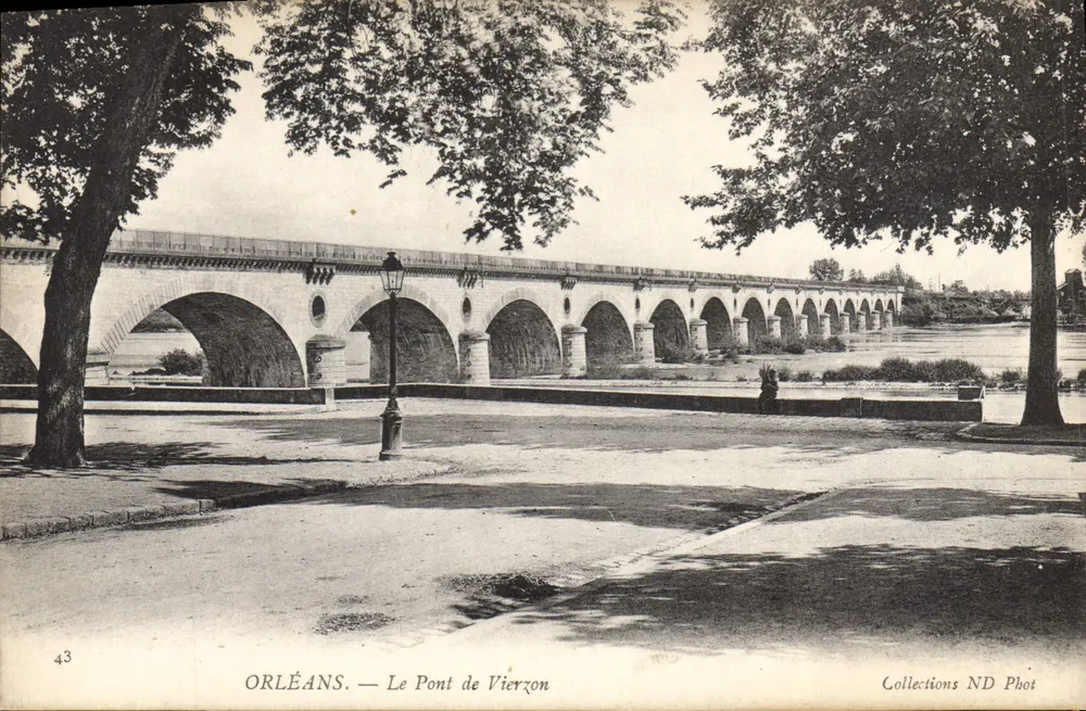 Orléans — O Ponte de Vierzon — Coleções ND Phot - Frente
