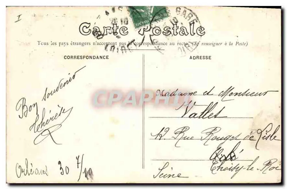 Orléans — A Catedral — J. Loddé, editor Orléans - Verso