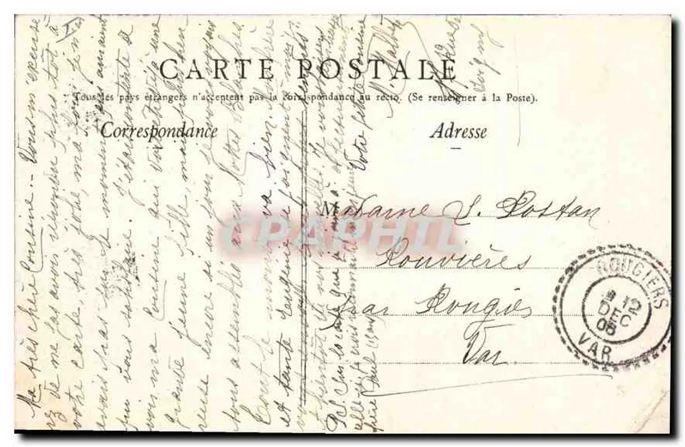 Orléans — Place de l'Étape — éditeur M. Mallié - Verso