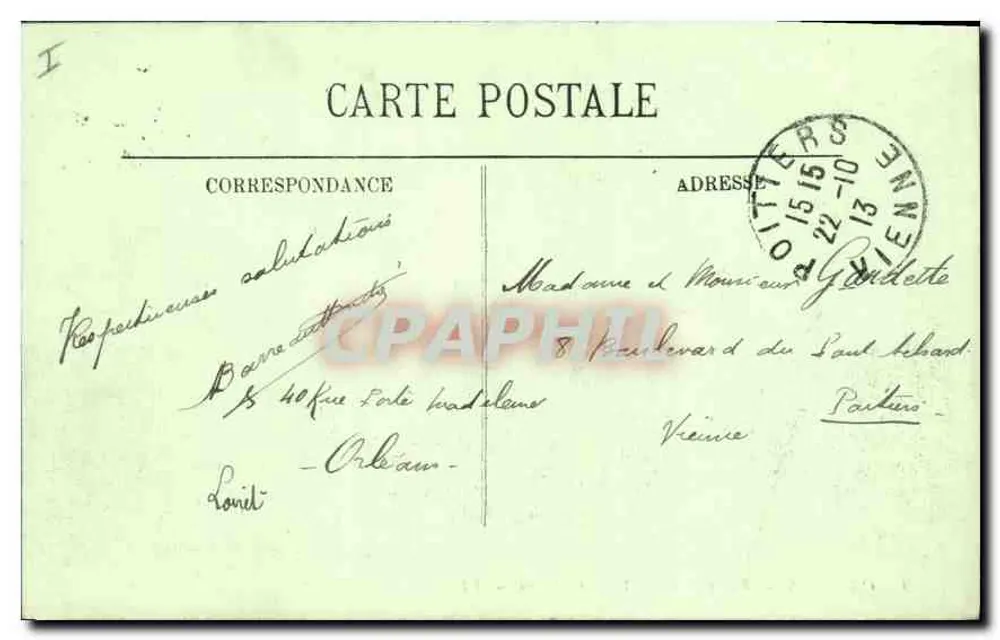 Orléans — Ansicht vom Museumsturm — LL. - Rückseite