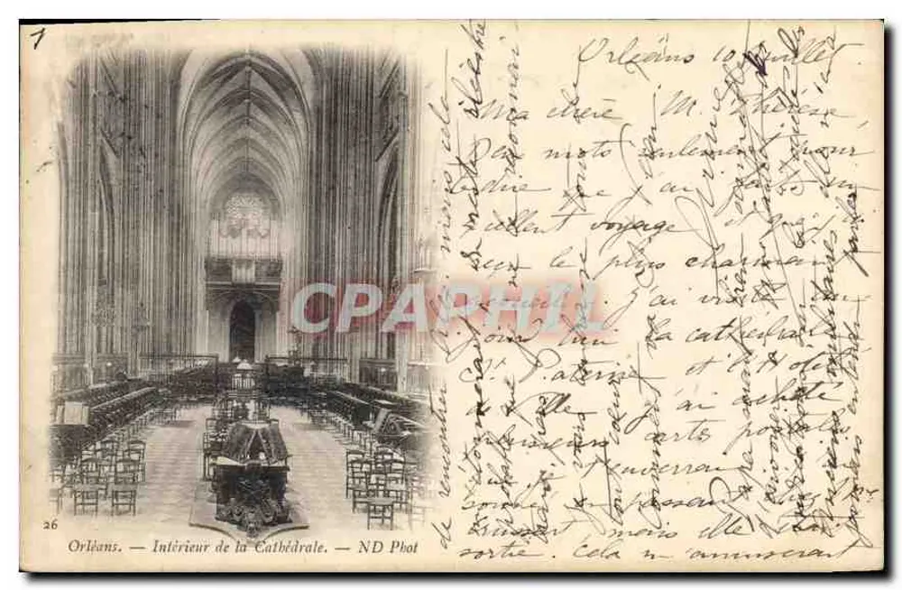 Orléans — Interior da Catedral — ND Phot - Frente