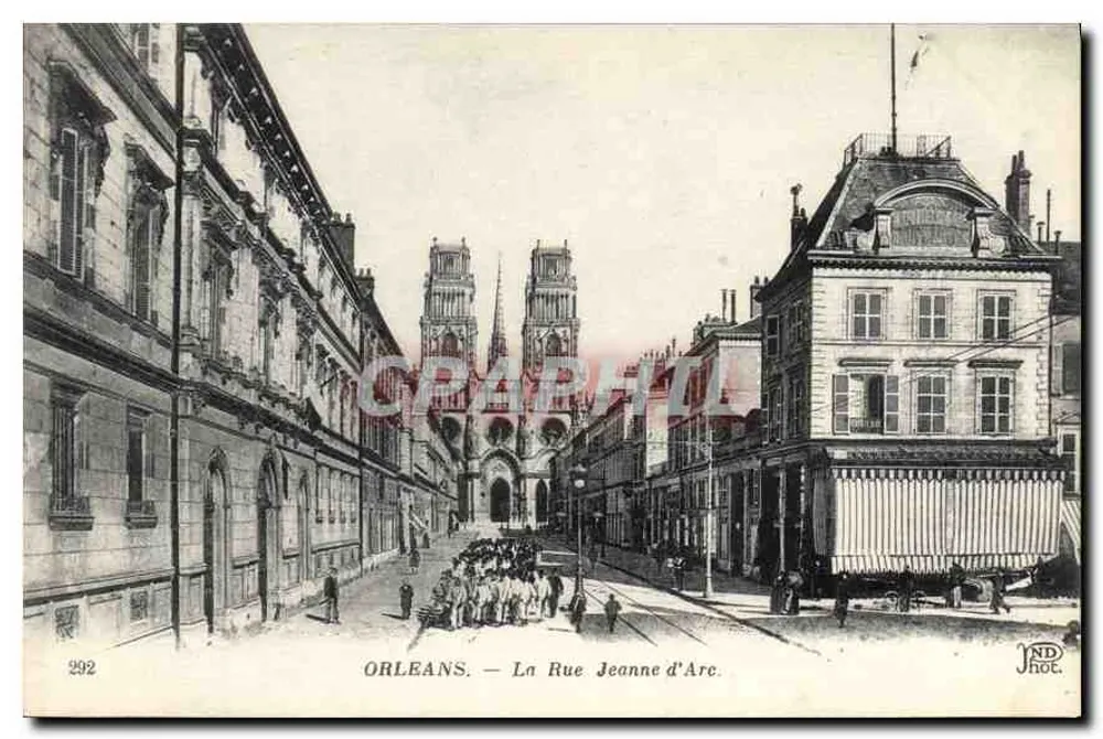 Orléans — La Rue Jeanne d'Arc — ND Phot. - Vorderseite
