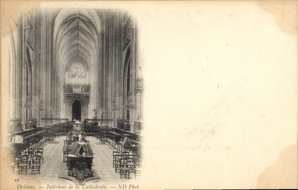 Orléans — Interior da Catedral — ND Pbot - Frente