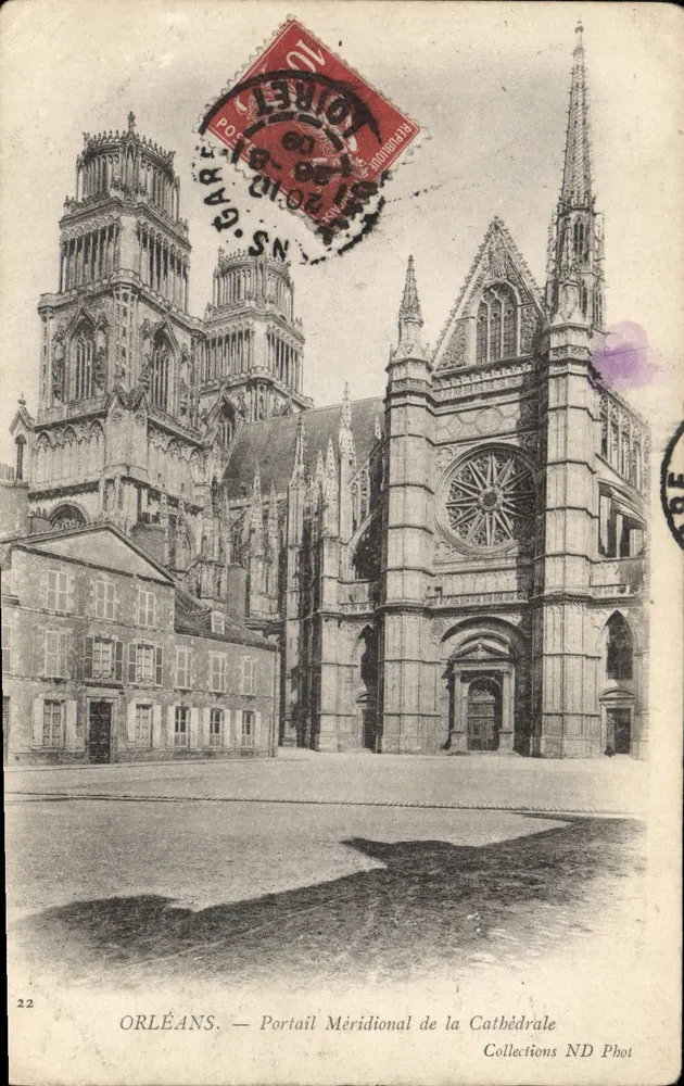 Orléans — Südportal der Kathedrale — Collections ND Phot - Vorderseite
