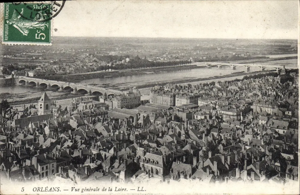 Orléans — Vista geral do rio Loire — LL. - Frente