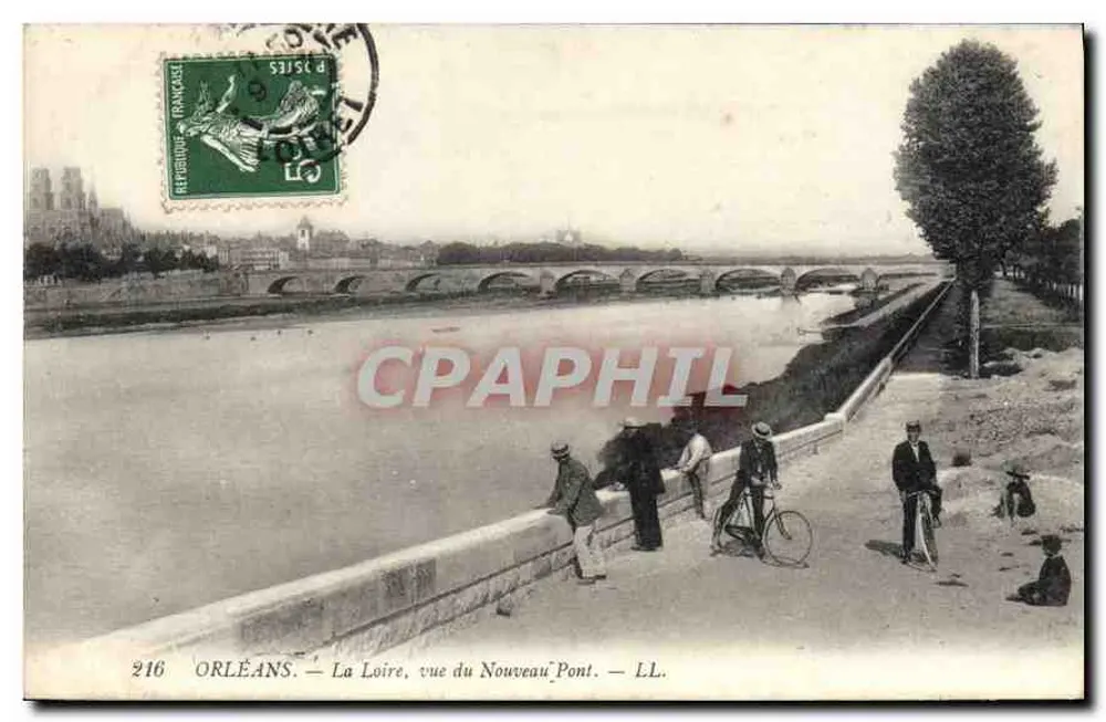 Orléans — Die Loire, Aussicht vom neuen Brücke — LL. — n°216 - Vorderseite