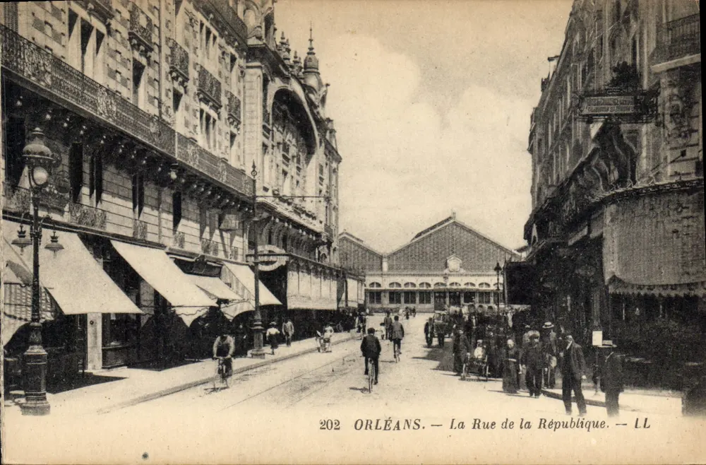 Orléans — La Rue de la République — LL, n° 202 - Recto