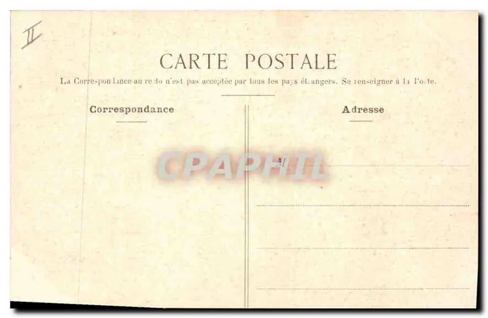 Orléans — Place du Martroi und Rue de la République — unbekannter Verlag - Rückseite