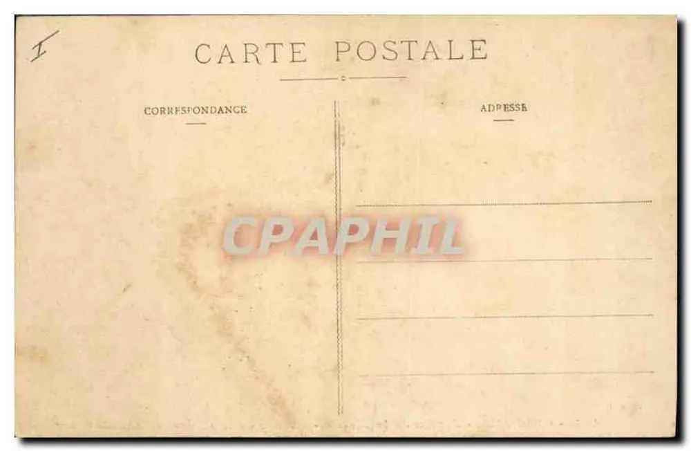 Orléans — Garten der Stadtverwaltung — Ruinen der Kapelle Saint-Jacques — Verlag H.C. n°444 - Rückseite