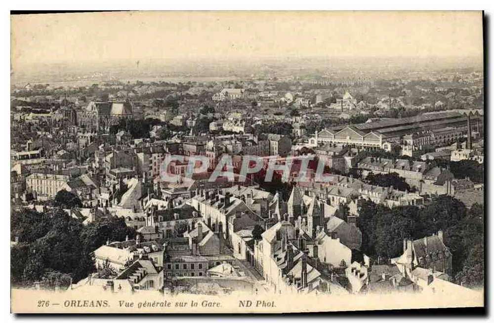 Orléans — Vista general sobre la Estación — ND Phol. n°276 - Anverso