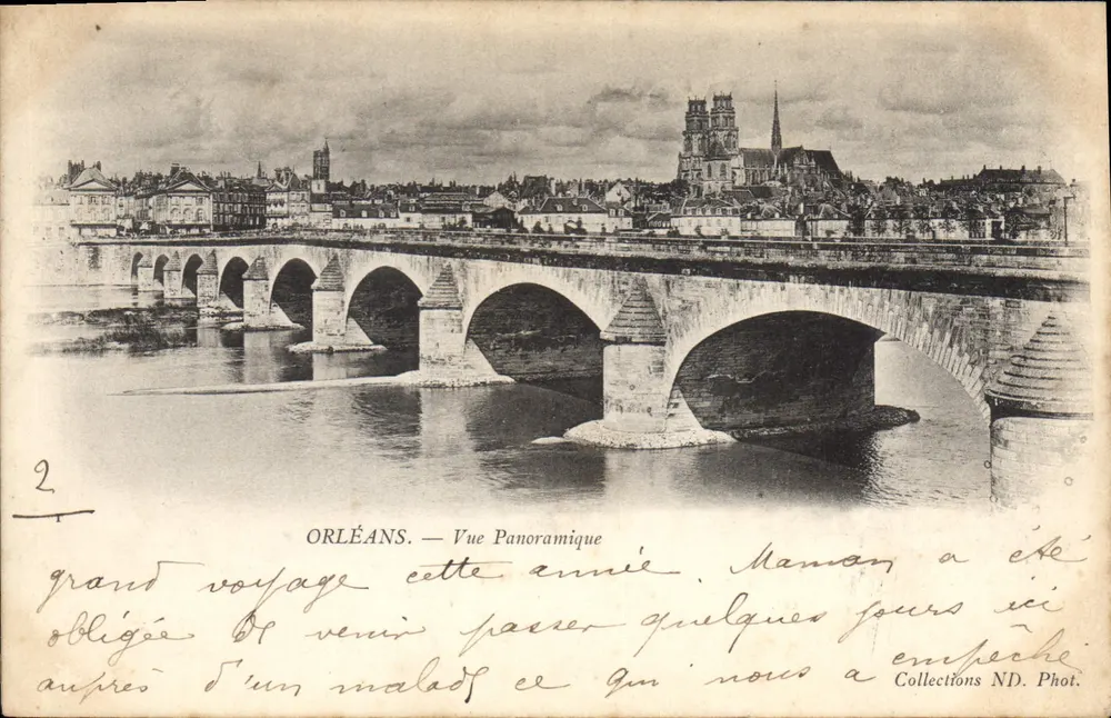 Orléans — Vista Panorâmica — Coleções ND. Fot. - Frente