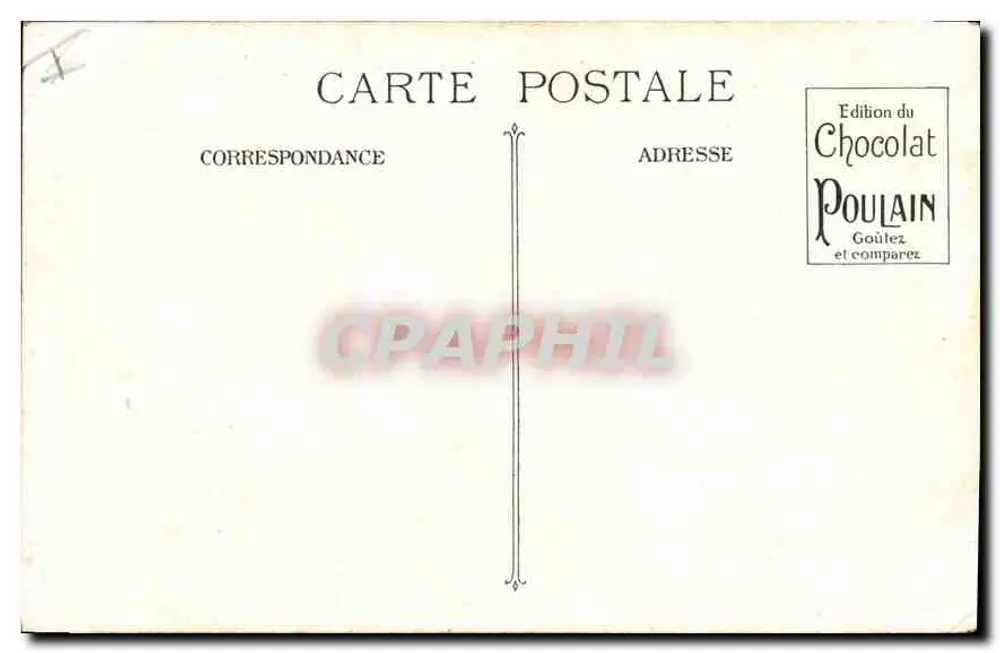 Orléans — A Place du Martroi — L'Orléanais, Série de 12 temas, N°2 - Verso
