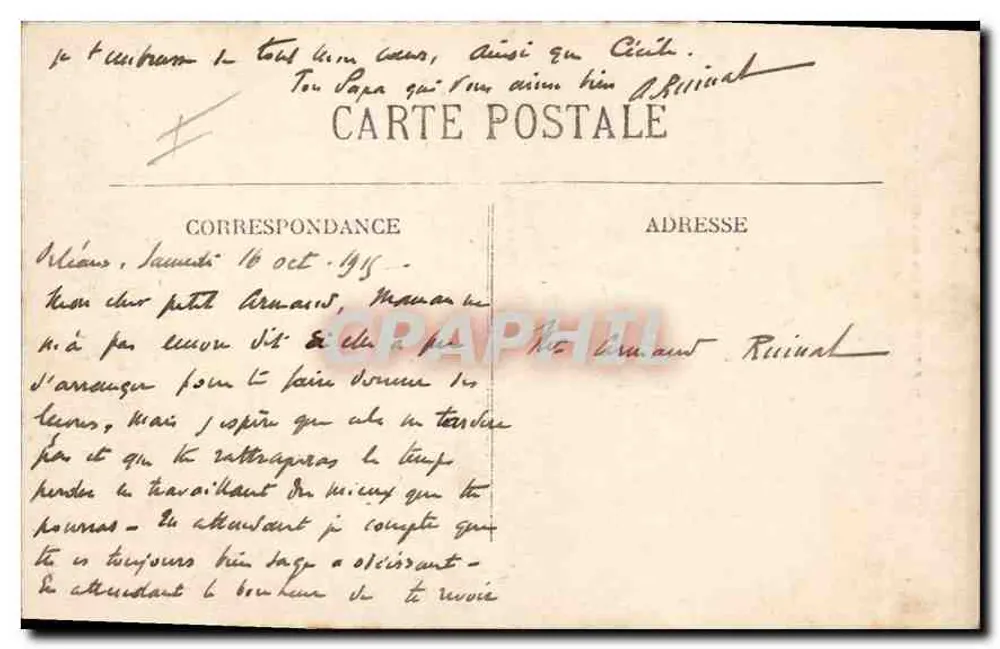 Orléans — Abside da catedral — editor não identificado - Verso