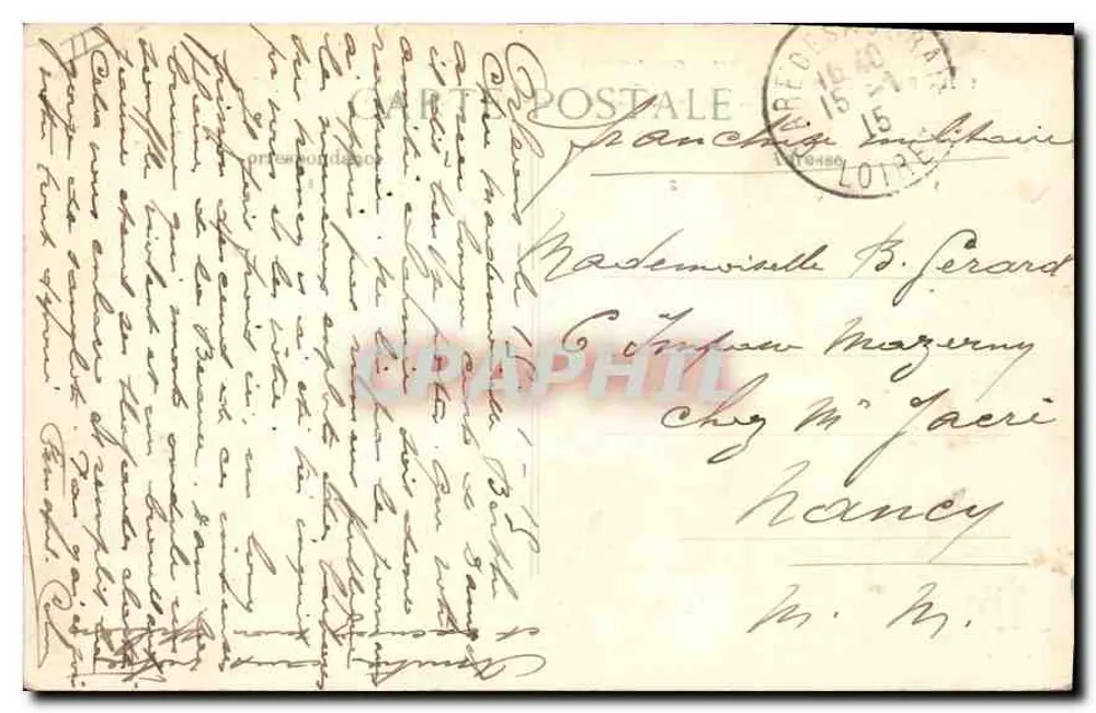 Orléans (Loiret) — Vista Geral — Editor H. Orléans, n° 370 - Verso
