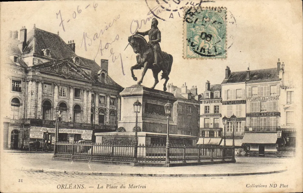Orléans — A Place du Martroi — Collections ND Phot - Frente