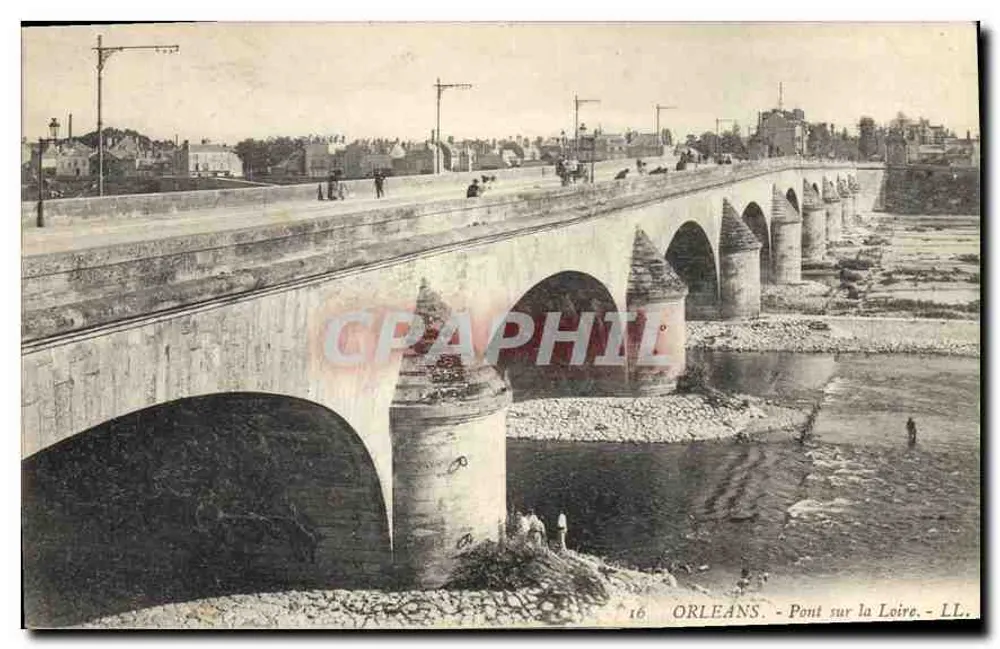 Orléans — Brug over de Loire — LL. — n°16 - Voorkant