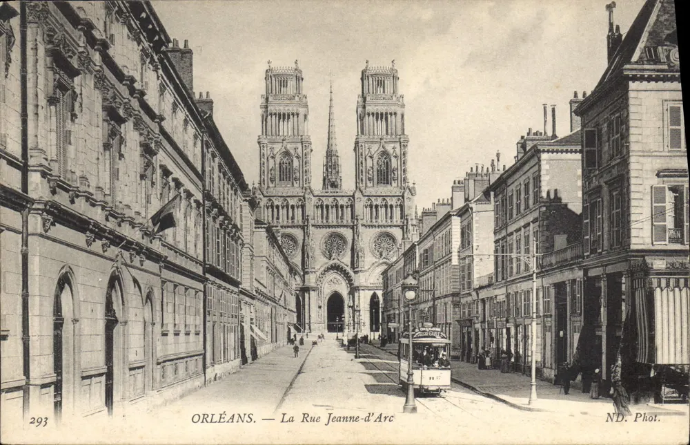 Orléans — A Rua Jeanne-d'Arc — ND. Fot. n°293 - Frente