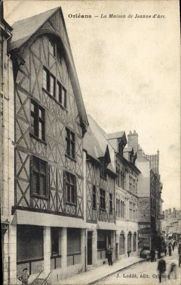 Orléans — A Casa de Joana d'Arc — J. Loddé, edit. Orléans - Frente