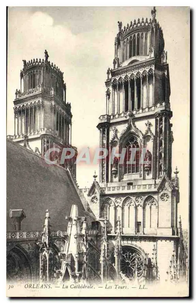 Orléans — A Catedral — As Torres — I.L. - Frente